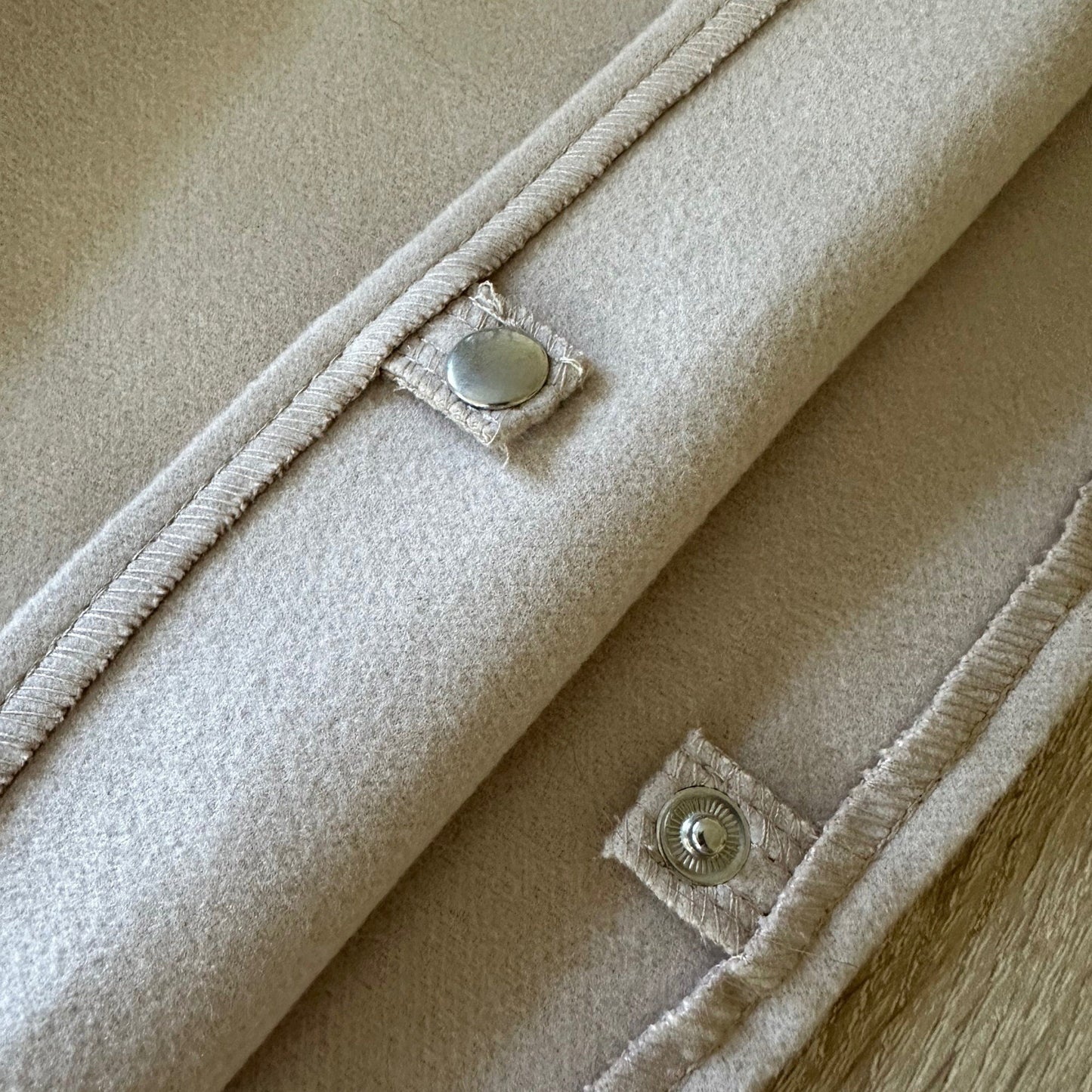 Beige Cape Coat Belted Feminine Elegant Statement Poncho with Hood Raccoon Fur Trim Detachable - My Love Cape