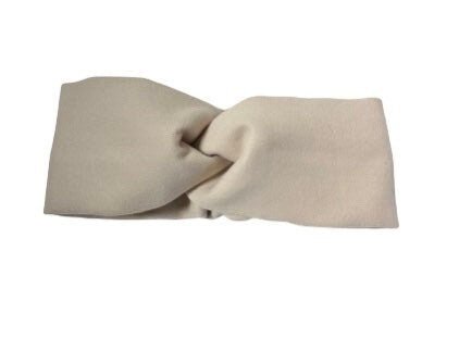 Beige cashmere headband, winter headband, cashmere turban for women's - My Love Cape