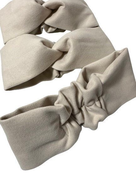 Beige cashmere headband, winter headband, cashmere turban for women's - My Love Cape