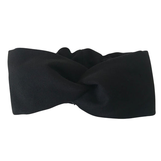 Black headband Woolen blend turban for women's - My Love Cape