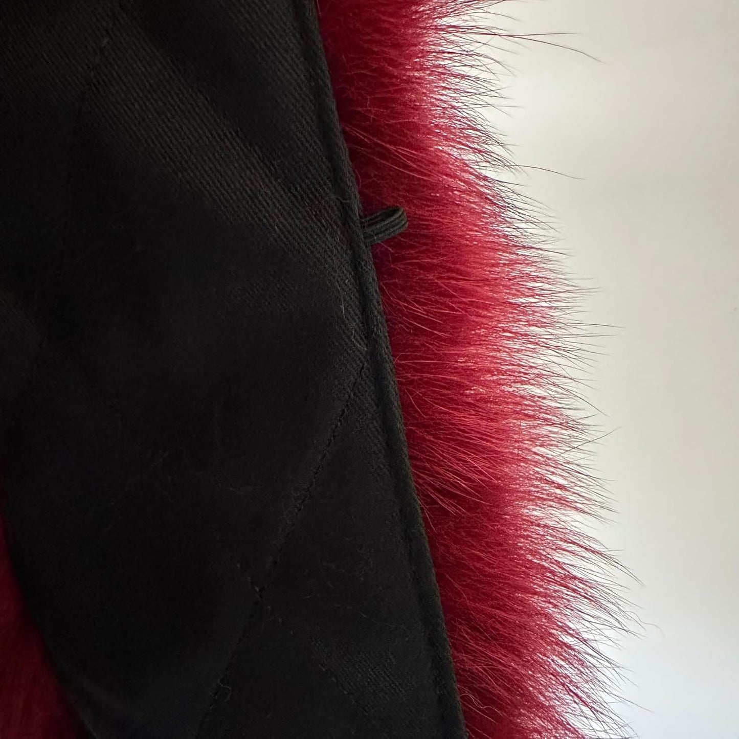 Fluffy Collar Cherry Fur Fox for winter coat parka hood 75 cm Mens and Womens - My Love Cape