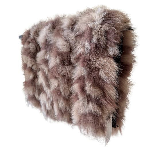 Fluffy Collar Fur Fox for winter coat parka hood 75 cm Mens and Womens - My Love Cape