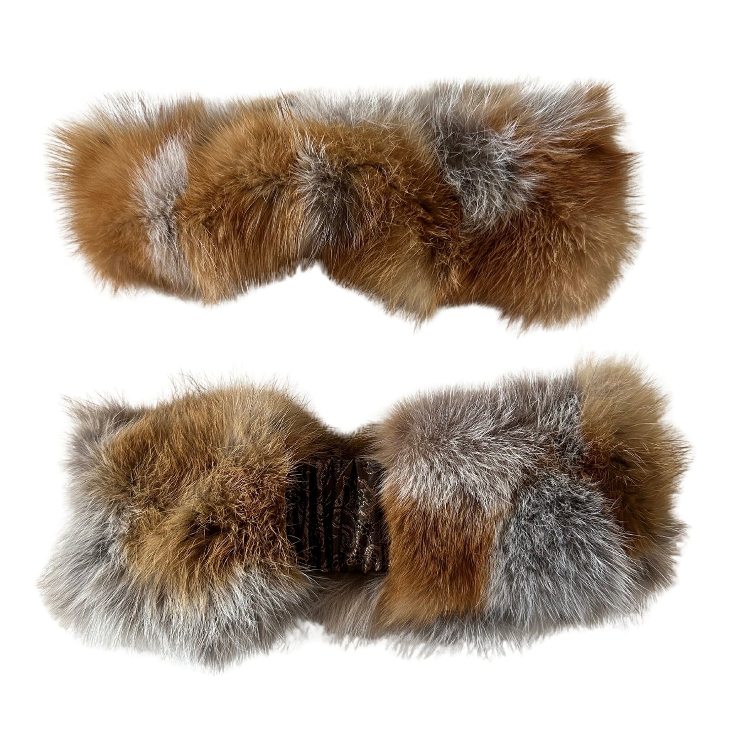 Natural fur fox headband, winter fur headband, fur turban for women's - My Love Cape