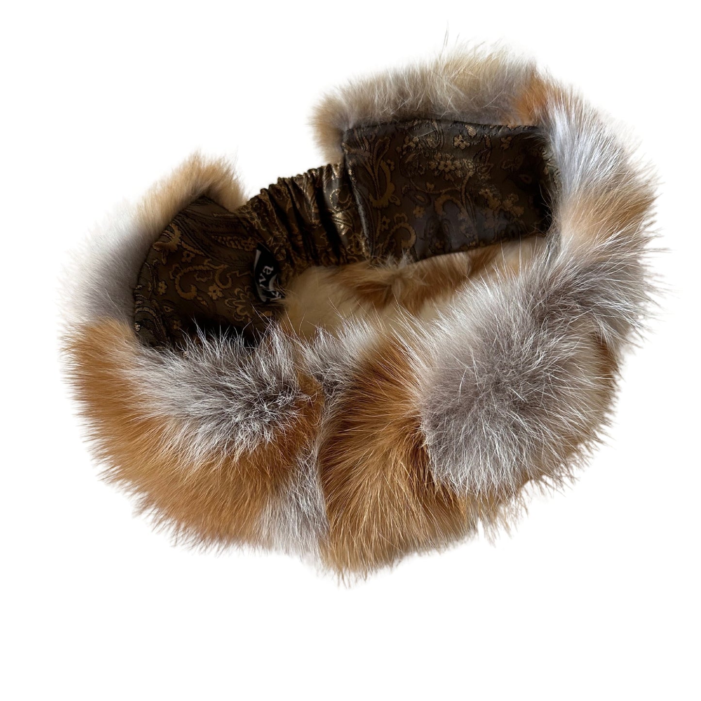 Natural fur fox headband, winter fur headband, fur turban for women's - My Love Cape