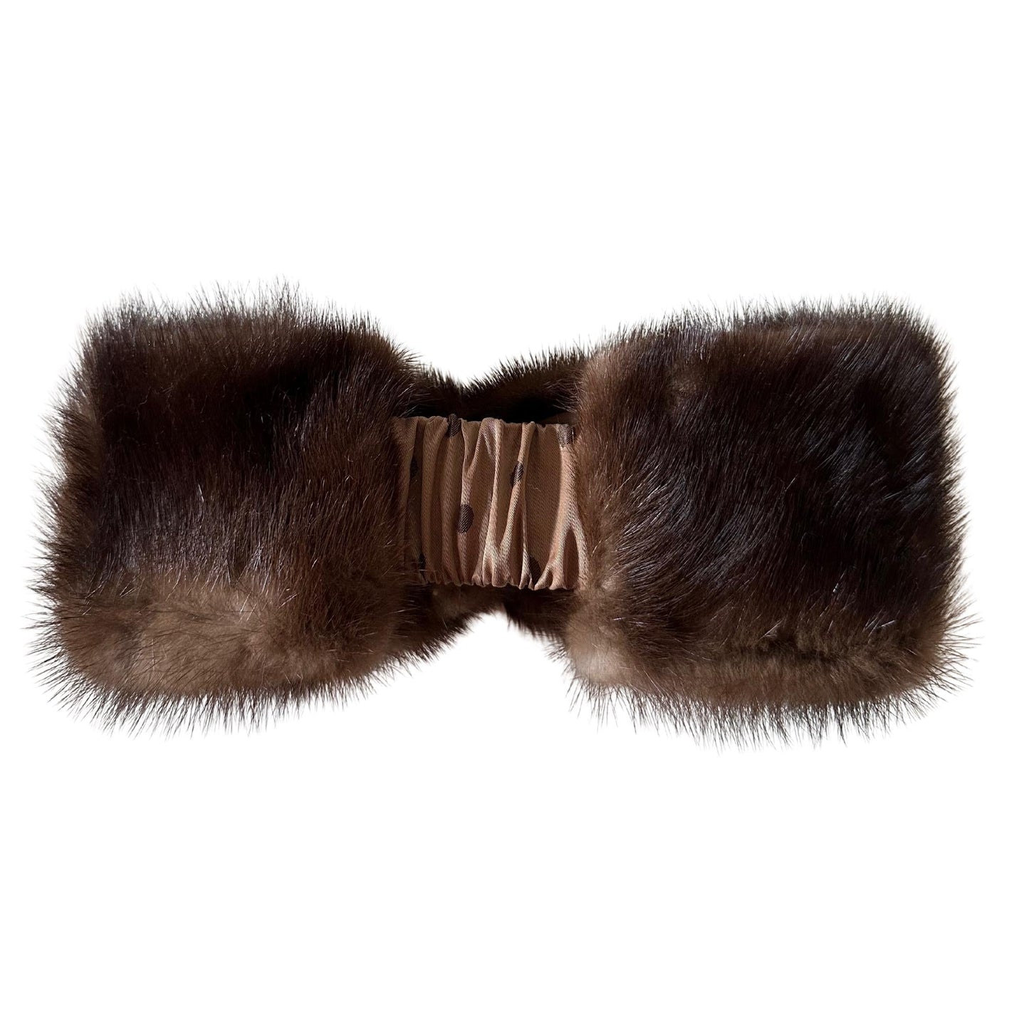 Natural fur mink headband, winter fur headband, fur turban for women's - My Love Cape