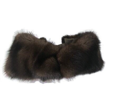 Natural fur mink headband, winter fur headband, fur turban for women's - My Love Cape