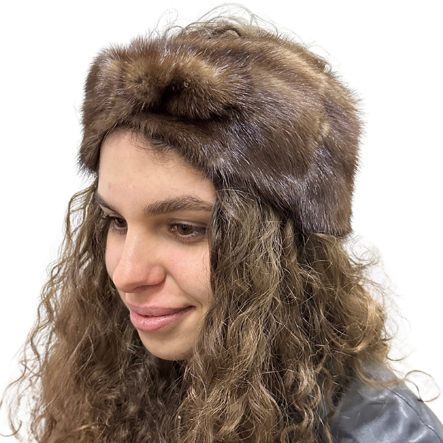 Natural fur mink headband, winter fur headband, fur turban for women's - My Love Cape