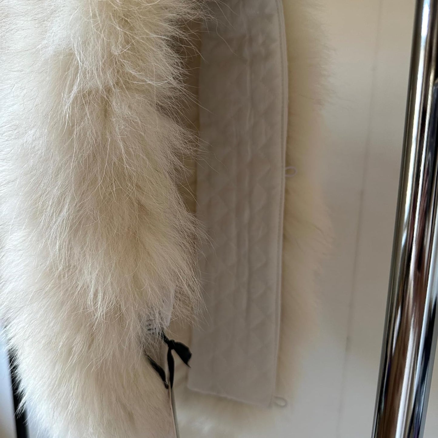 New collar fur arctic fox for your favorite coat or hood 75 cm - My Love Cape