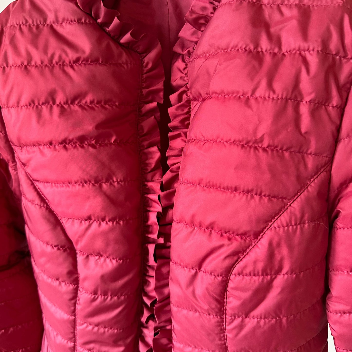 Puffer Small Cherry Quilted Jacket - Mini Size for Petite Girls and Women xxxs - My Love Cape