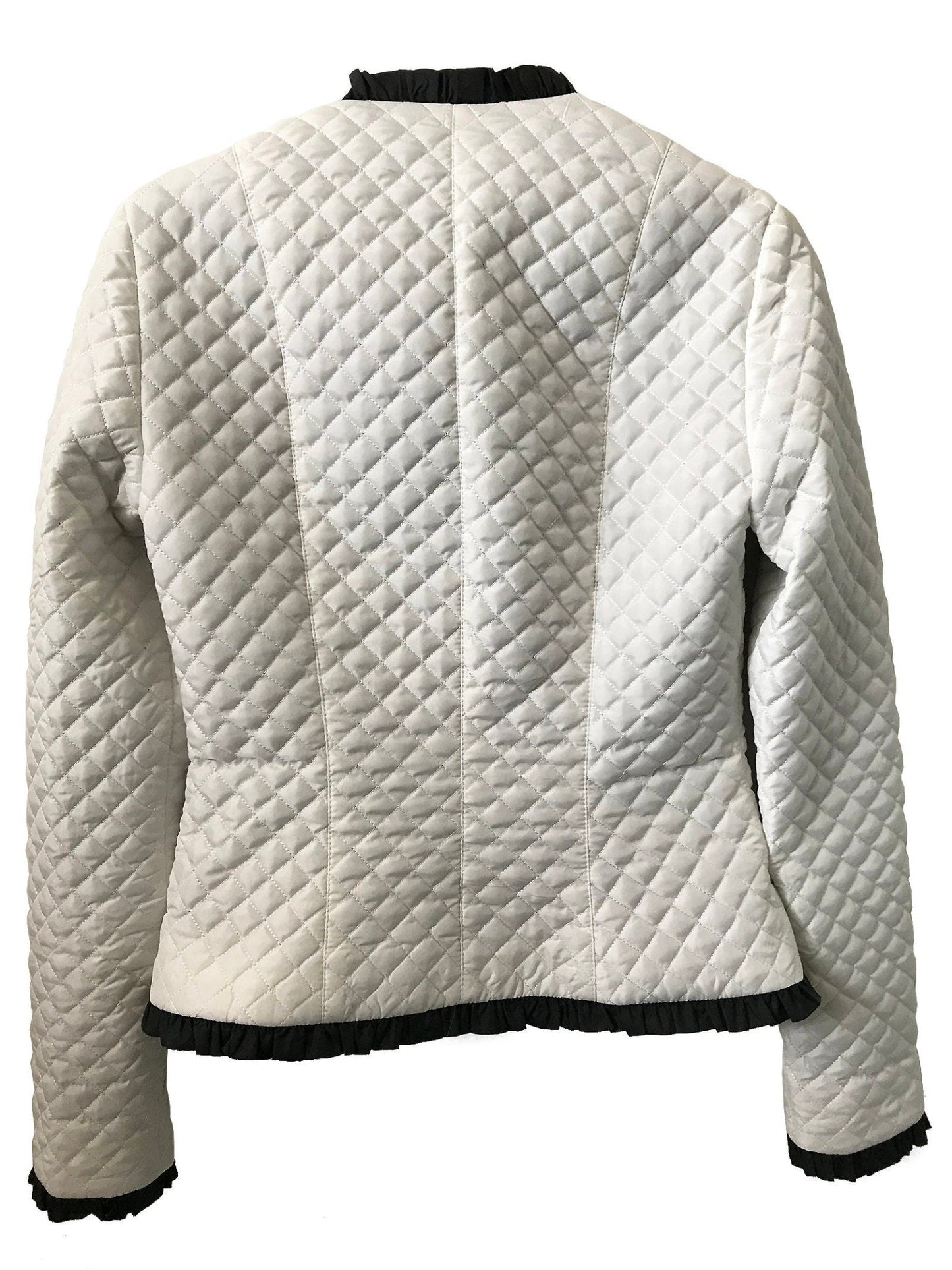 Puffer Small Ivory Quilted Jacket - Mini Size for Petite Girls and Women xxxs - My Love Cape