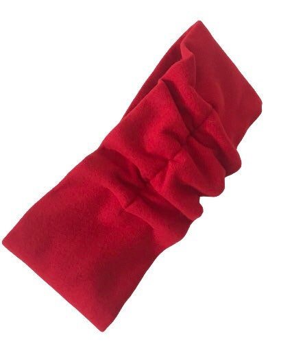 Red headband Woolen blend turban for women's - My Love Cape